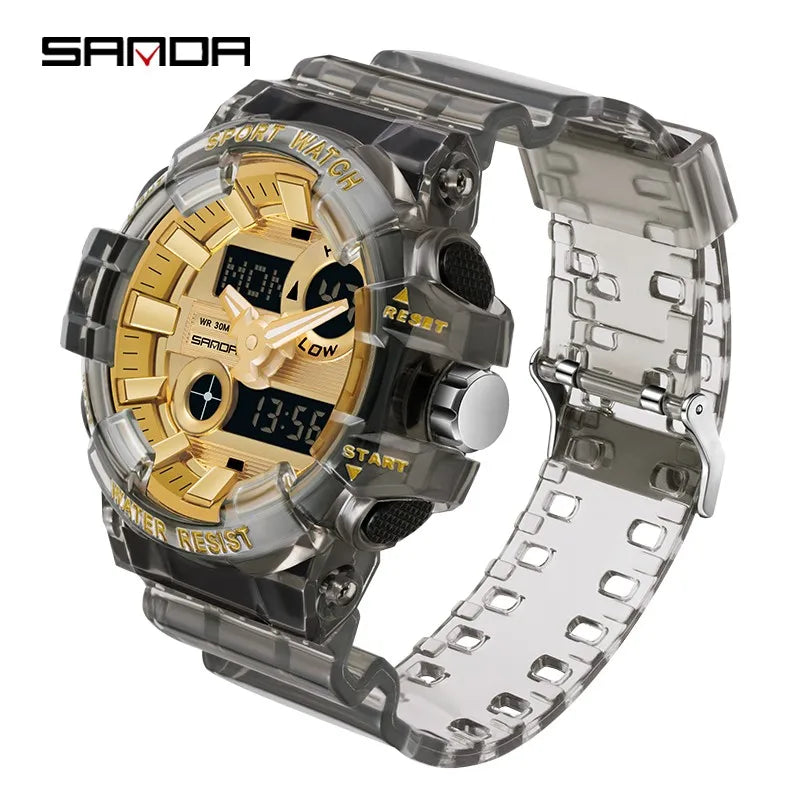 Transparent Dual Display watch