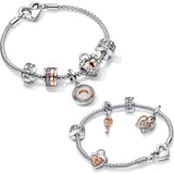 Pandora Style Bracelet S925 Sterling Silver