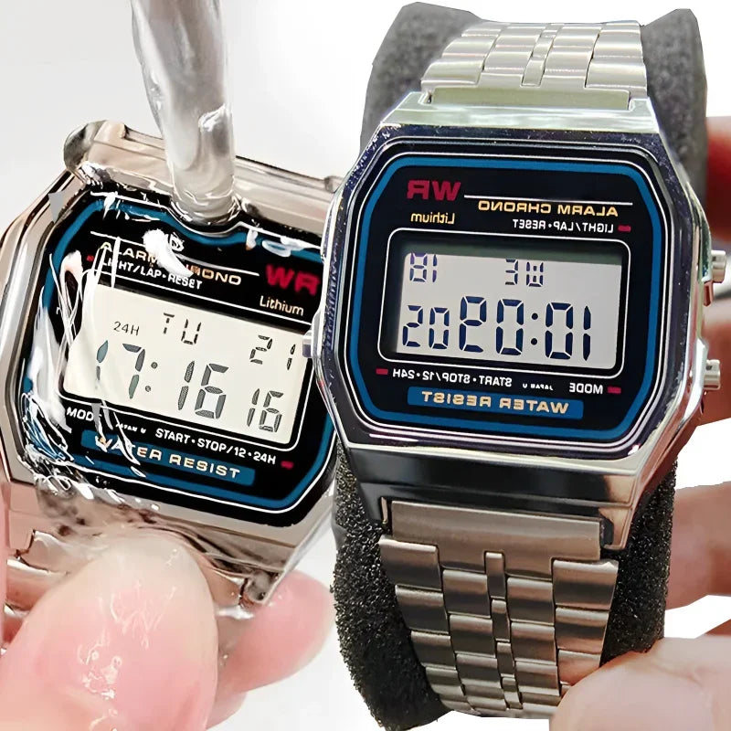 Waterproof Digital Stainless Watches