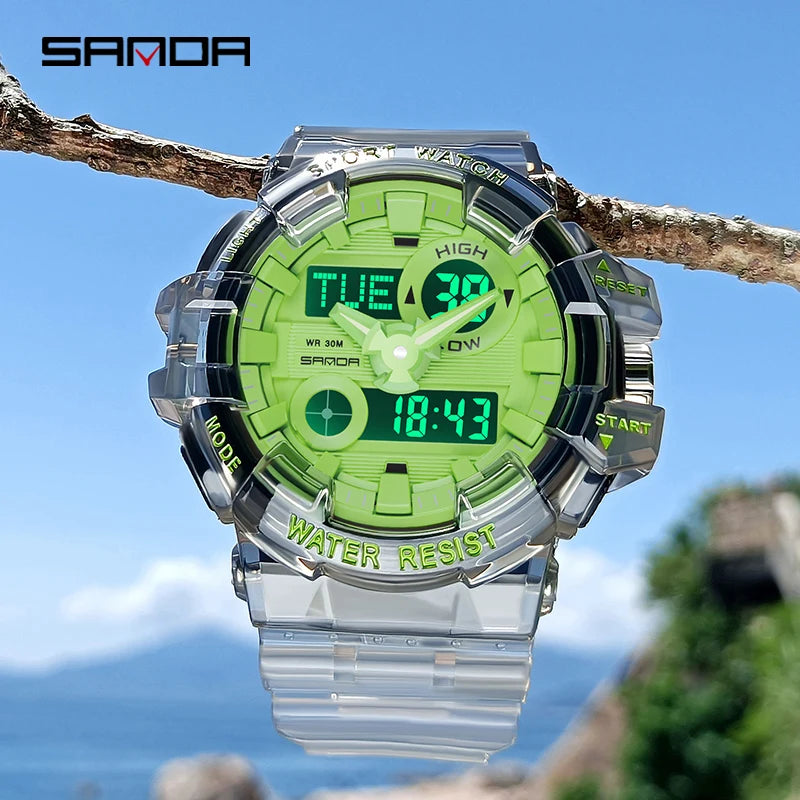 Transparent Dual Display watch