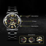 Luxury Gold Stainless Wristwatch