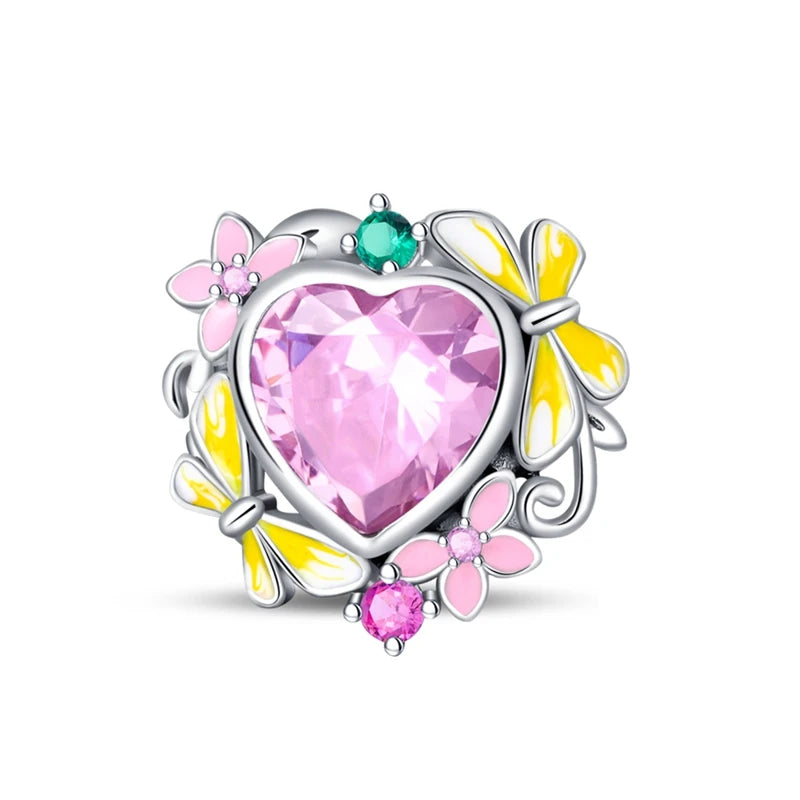 Pandora Girl's Heart Pendant Beads