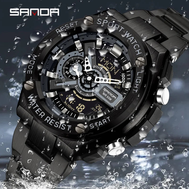 Multi functional Waterproof Watch