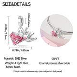 Pandora Girl's Heart Pendant Beads