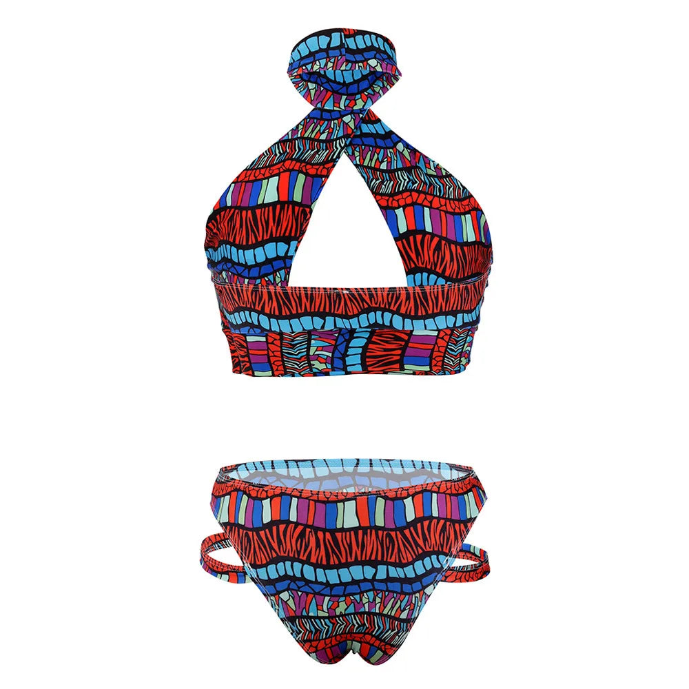 Retro African Style Bikinis Sets