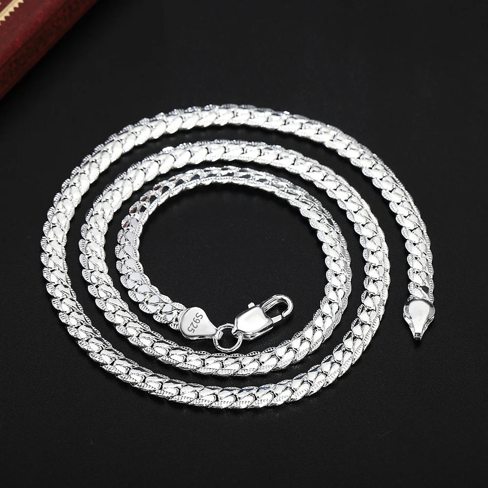 925 Silver Full Sideways Necklaces