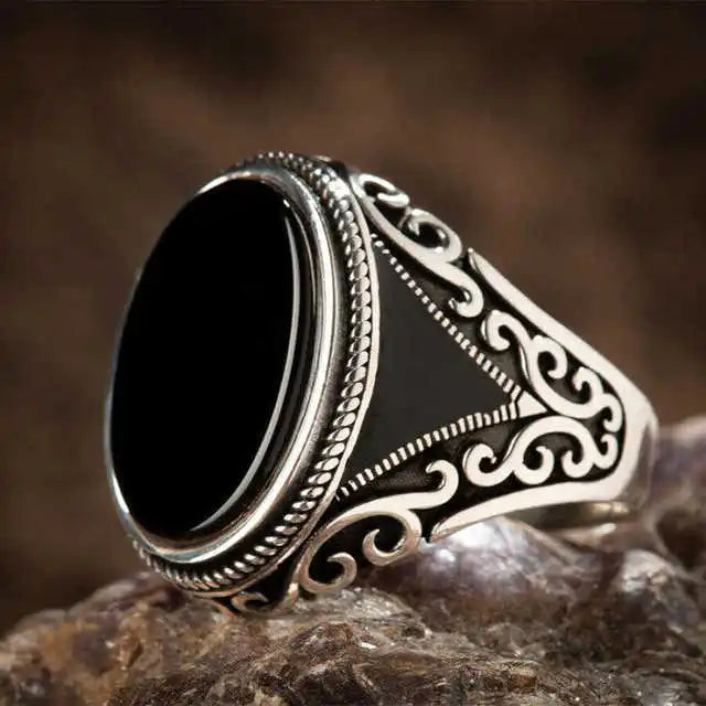 Designer Retro Handmade Turkish Signet Ring