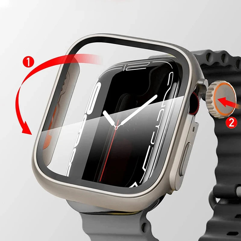 Glass+Case for Apple Watch All Models