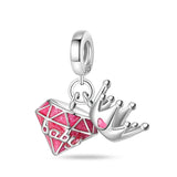 Pandora Girl's Heart Pendant Beads